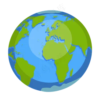 卡通地球仪免抠图下载