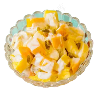 实拍酸甜水果捞聚会食品