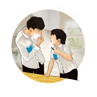 手绘父亲节亲子活动