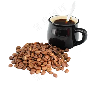 咖啡豆咖啡,免抠元素
