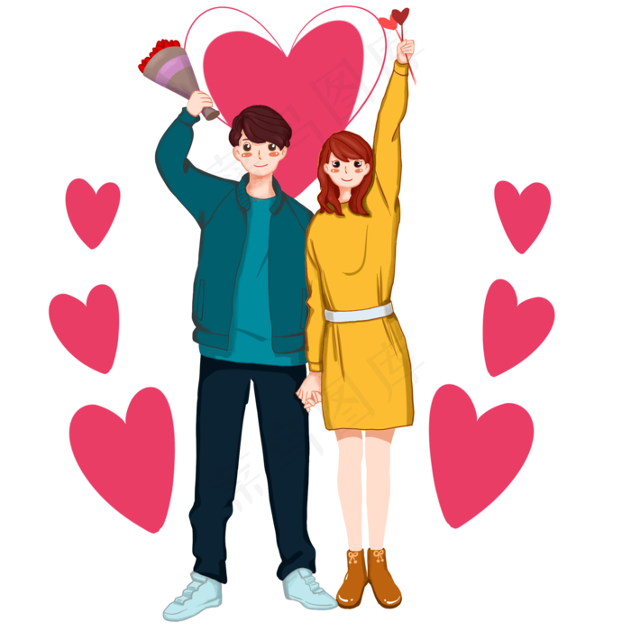 情人节男生追求女孩求婚