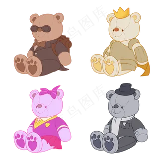 儿童节玩具情人节礼物可爱小熊