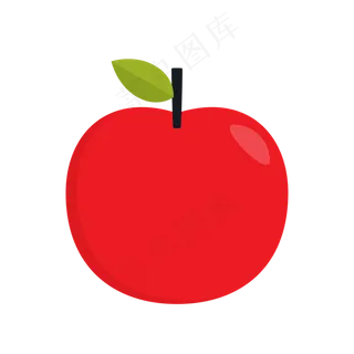 夏至夏天可口水果苹果免扣素材,免抠元素