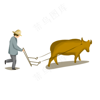 五一劳动节耕地的农民伯伯