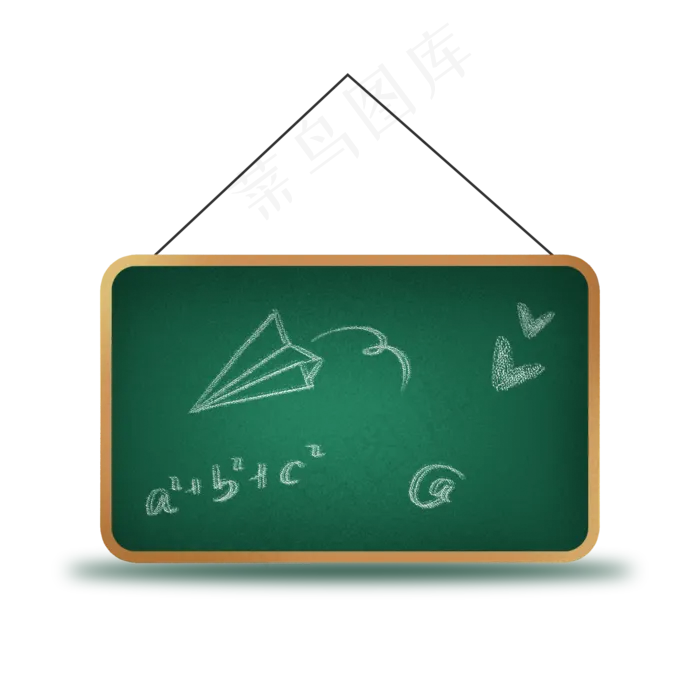 儿童节绿色黑板(2000X2000(DPI:300))psd模版下载