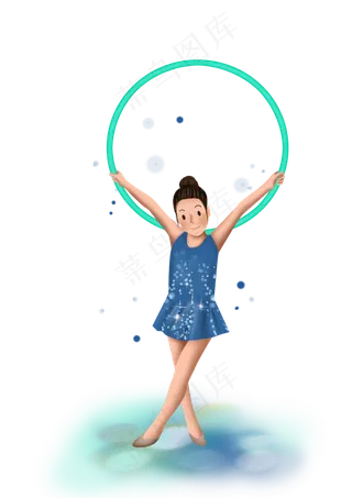 体育比赛艺术体操,免抠元素