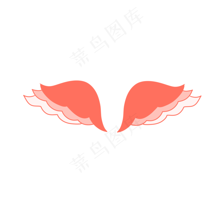 儿童节彩色可爱翅膀(2000X2000(DPI:350))psd模版下载