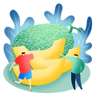 夏季水果哈密瓜