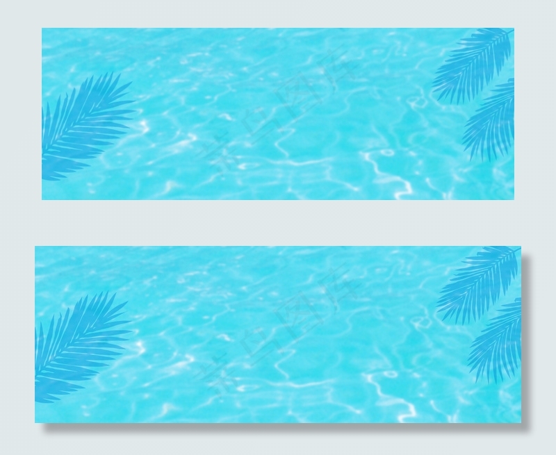 夏日清爽海边卡通纹理海报背景