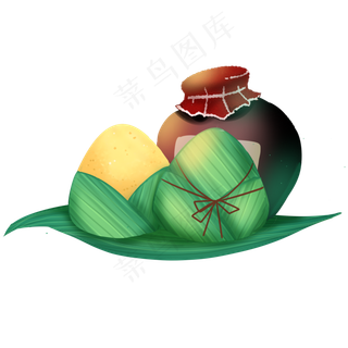 国潮风端午节粽子