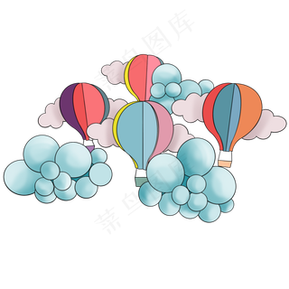 五四青年节热气球