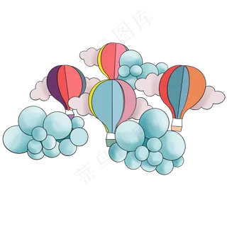 五四青年节热气球