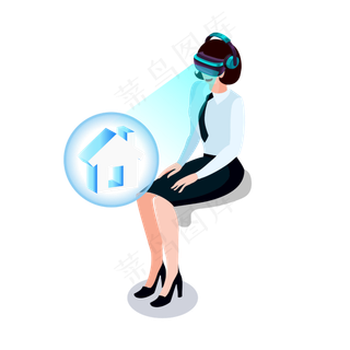 人工智能装饰新科技,免抠元素