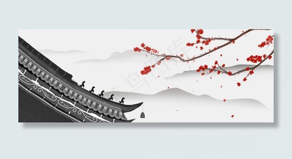 腊八粥中国风食品促销店铺首页