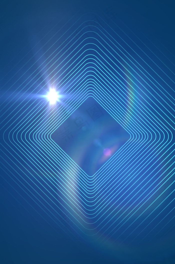 科技质感粒子光效背景海报