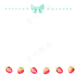 圣女果水果边框