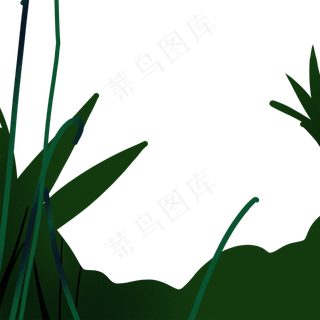春天绿色植物装饰下载