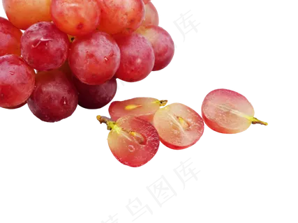 红色提子果实,免抠元素