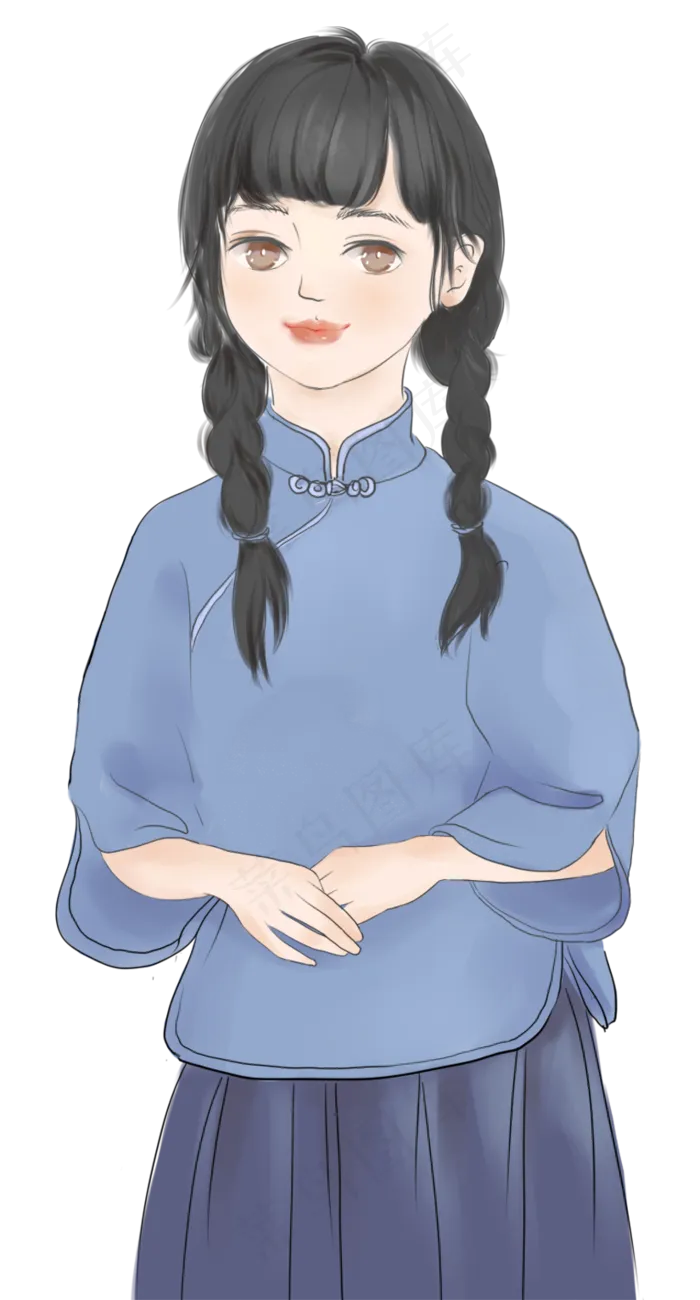 古装女孩(825X1532(DPI:300))psd模版下载