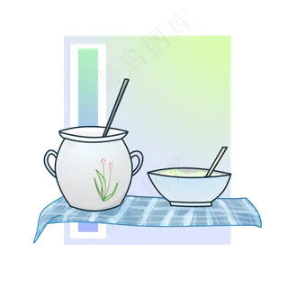 小暑大暑节气绿色解暑饮品