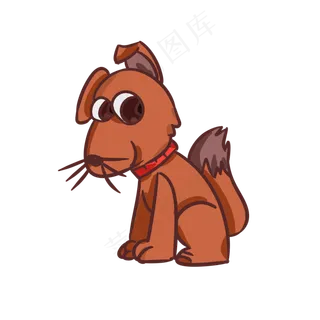 儿童节小狗玩具手绘装饰