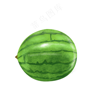 黄色西瓜新鲜水果绿色食品天然健,免抠元素