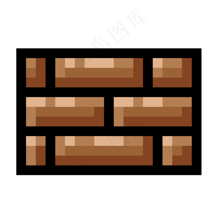 像素风格墙面图标