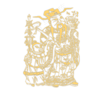 节日小年祭灶神,免抠元素