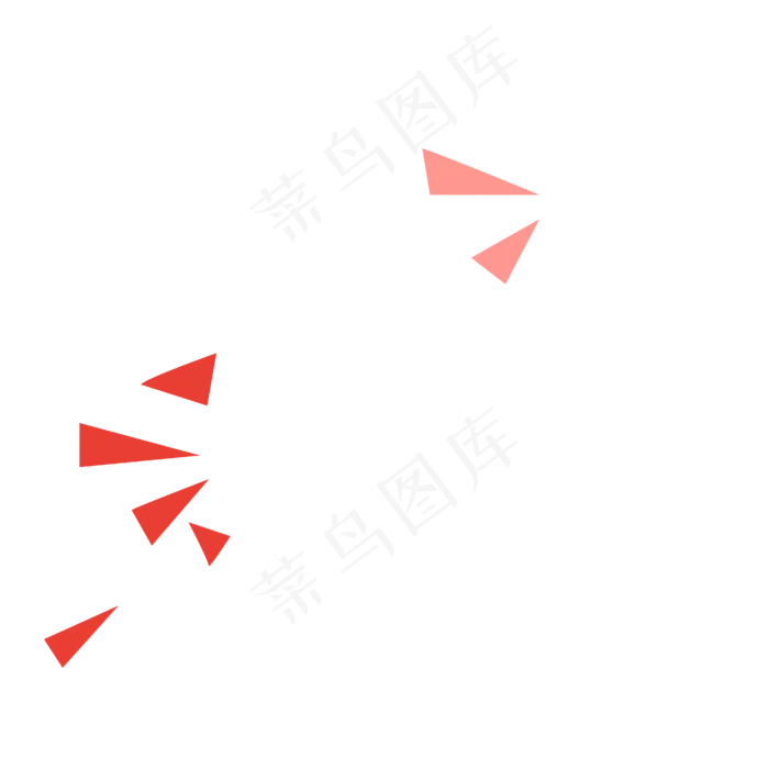 三角形星光,免抠元素(4168*4167px 300 dpi )ai矢量模版下载