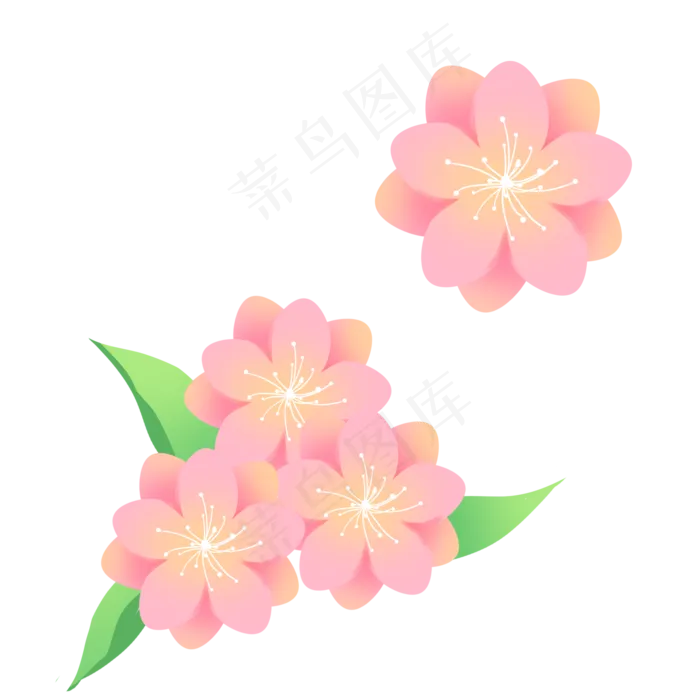 春天桃花花开(2000X2000(DPI:300))psd模版下载