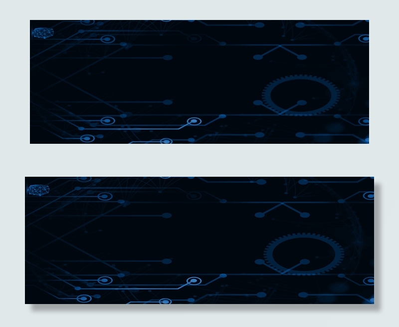 简约蓝色科技banner背景模板