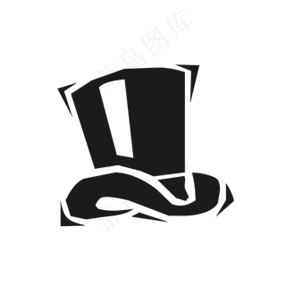 手绘高考中考大学毕业学士帽礼帽