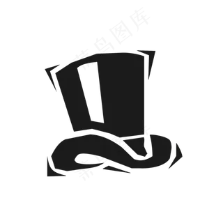 手绘高考中考大学毕业学士帽礼帽