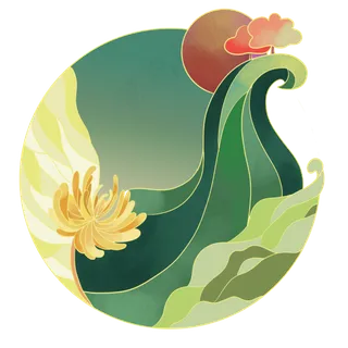 中式国潮风花纹 中式国潮风花纹