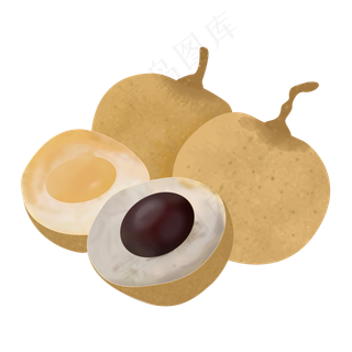 新鲜美味水果龙眼