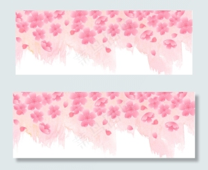 春季上新樱花节banner