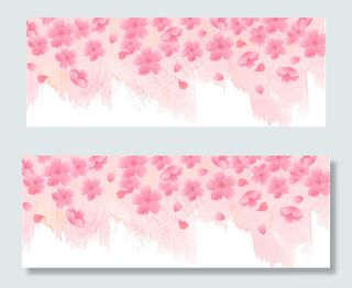 春季上新樱花节banner