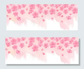 春季上新樱花节banner