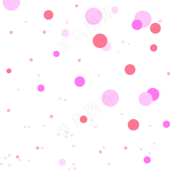 彩色波点小碎花