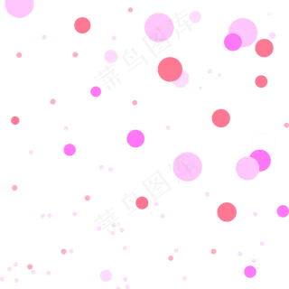 彩色波点小碎花