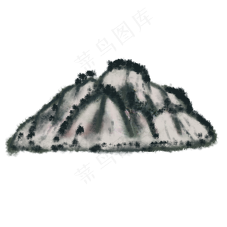 中国风山水风景水墨画