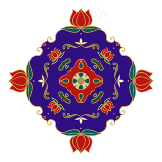 传统复古中式花纹