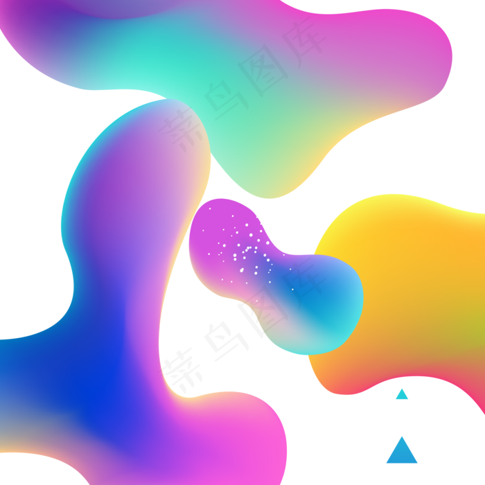 618彩色流体渐变618炫彩流