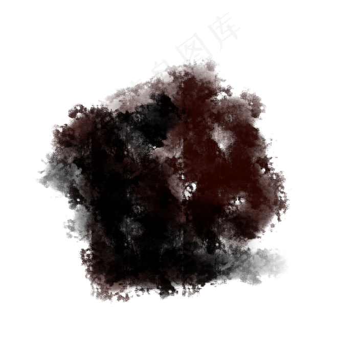 黑色水墨(2000*2000px 72 dpi )ai矢量模版下载