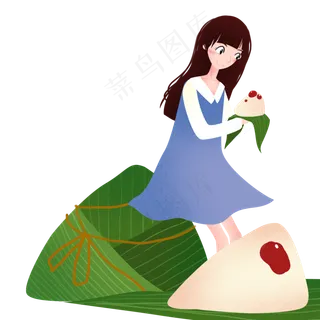 红枣粽子端午节