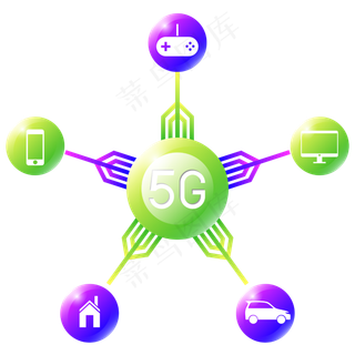 5G科技网络,免抠元素
