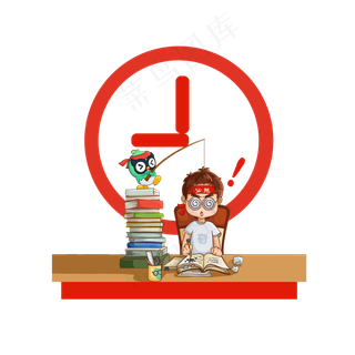 高考倒计时奋力拼搏的学子免抠下