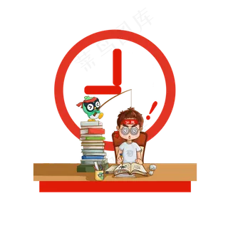 高考倒计时奋力拼搏的学子免抠下