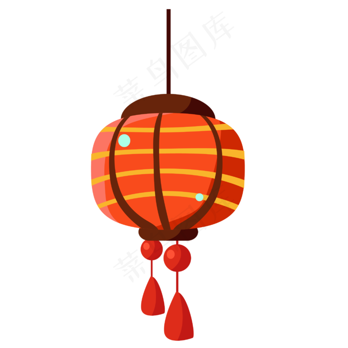 元宵节可爱卡通手绘矢量,免抠元素(3000*3000px 72 dpi )ai矢量模版下载