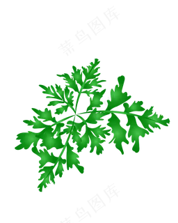 矢量免扣卡通树叶